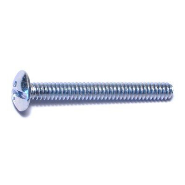 Midwest Fastener #6-32 x 1-1/4 in Combination Phillips/Slotted Truss Machine Screw, Zinc Plated Steel, 100 PK 01963